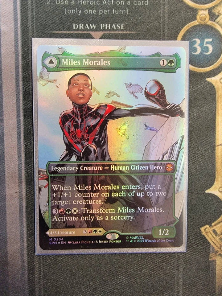 Miles Morales (0234) (Borderless) Marvel's Spider-Man Foil - Image 1 of 1