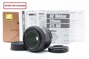 [Unbenutzt mit Box] Nikon AF Nikkor 28mm f/2.8 D Weitwinkel AF Objektiv aus Japan # 1313 - Bild 1 von 24