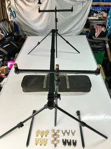 JRC Three Rod Pod With Rests For Fishing Rods - Picture 1 of 21