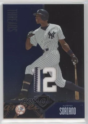 Camiseta Leaf Limited Threads 2004 número/50 Alfonso Soriano #163 Foto 1 de 2