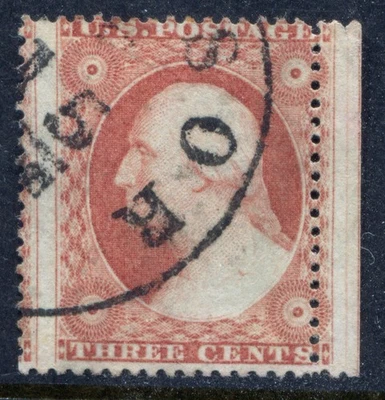 Scott #26A, position 100L11i with center line - Image 1 of 2