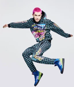 Sudadera con capucha Adidas Racing ADIDAS X JEREMY SCOTT - NUEVA CON ETIQUETAS 2022, talla pequeña - Imagen 1 de 6