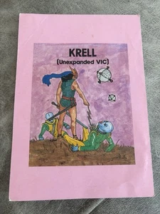 Vintage Commodore Vic 20 - KRELL Manual Only RARE GAME - Bild 1 von 3