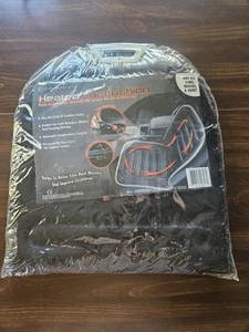 New Hot Headz Geared Up Heated Car Cushion Black One Size 36" x 17" - Picture 1 of 2