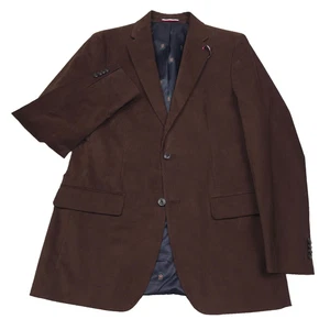 $295 Tommy Hilfiger Conrad Marrón Pana Abrigo Deportivo Blazer Chaqueta Para Hombre Talla 40L - Imagen 1 de 10