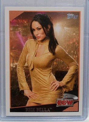 2009 BRIE BELLA TOPPS WWE #77 RC ROOKIE CARD ECW Twins Sisters  - Image 1 of 4