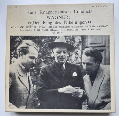 Wagner Complete Ring By Knappertsbusch, 16 LP Box Set, Mono IGI-292,NM - Image 1 of 4