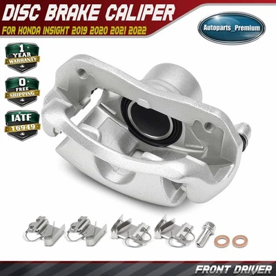 Front Driver Side Brake Caliper w/ Bracket for Honda Insight 2019 2020 2021 2022 - Image 1 of 4