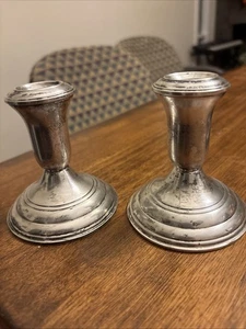 Vintage Reed & Barton Sterling Silber Nr. 432 Kerzenständer guter Zustand - Bild 1 von 13