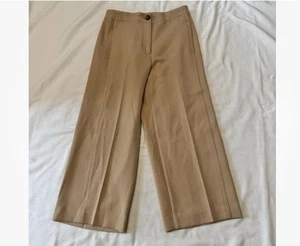 New ANN TAYLOR Kate Curvy 2 Petite Trousers Pants Wide Leg Ankle Stretch 2P - Picture 1 of 6