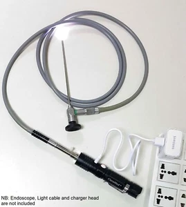 Batería ClaraMed/USB fuente de luz LED compatible con endoscopios/cables Storz, S2 - Imagen 1 de 12