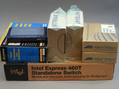 6 Mixed 10/100 Network Equipment Including Wired TV to WIFI Adapters 802.11N - Image 1 of 4