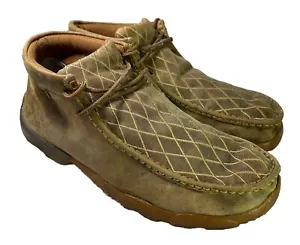 Twisted X Chukka Driving Mokassin Stiefel Herren 10 M Bomber Cross Weave Boot MDM0076 - Bild 1 von 11