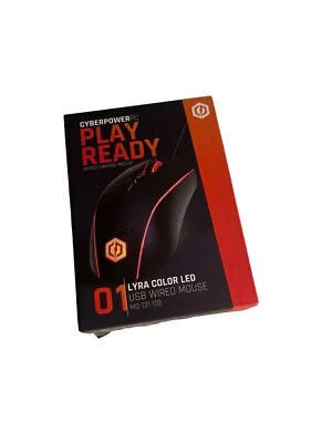 NEW - Wired Optical Gaming Mouse Ergonomic w/ Programmable Buttons Model: PC278A - Image 1 of 4