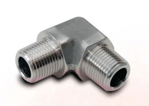 1/4" MNPT x 1/4" MNPT 316ss Elbow Instrumentation Pipe Fitting SafeLok EME2N-SS - Picture 1 of 1