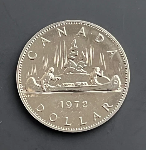 CANADA 1972 Voyageur $1 Dollar, from a Royal Canadian Mint set Cover
