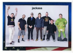 2022 Zerocool Jackass Holo Blue #49 Jackass OG Cast (Group Shots)/50