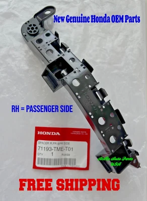 GENUINE 2017-2022 HONDA CR-V CRV FRONT BUMPER SIDE SUPPORT SPACER BRACKET RH Foto 1 de 4