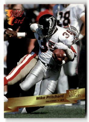 1993 Wild Card #105 Mike Pritchard - Image 1 of 2