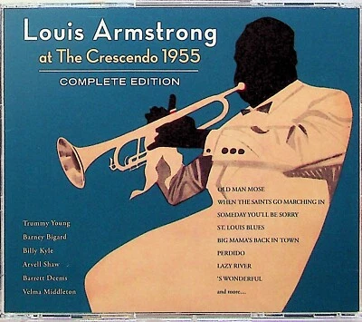 Louis Armstrong At The Crescendo 1955 -Complete Edition 3-CD (Bonus Tracks)  - Image 1 of 3