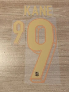 Flocage officiel KANE N°9 EURO2024 EQUIPE ANGLETERRE away exterieur vendeur pro - Foto 1 di 1