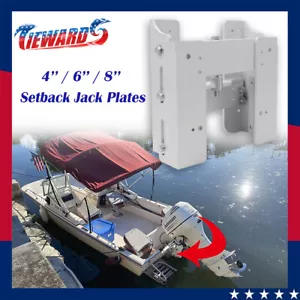 Juego ajustable de 4/6/8"" placa trasera elevador de potencia travesaño fueraborda motor de barco - Imagen 1 de 102
