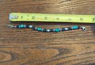 Turquoise And Pearl Beaded Medical Alert ID Replacement Bracelet 
