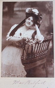 1890's Signed May Belfort Portrait  Subject For Henri de Toulouse Lautrec