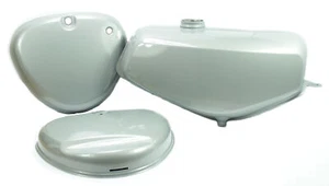 Lackset Tank + Seitendeckel silber Enduro pas. für Simson S51E S50 S70 E - Bild 1 von 1