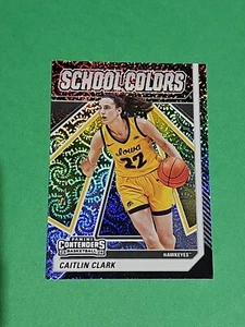 💎 Rare #d 327/399 Caitlin Clark Panini Contenders School Colors Swirls Foil SC3 - Picture 1 of 19