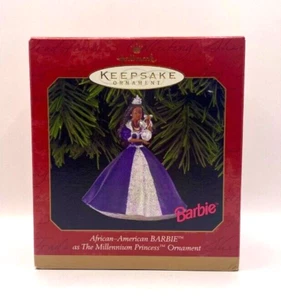 1999 Hallmark Keepsake Ornament AA "The Millennium Princess" BARBIE -- NIB - Picture 1 of 4