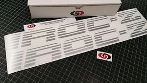 IROC-Z Decals (2pk) Faded Blinds Side Door Stickers 20" Third Gen Camaro 1985-90 - Picture 1 of 13