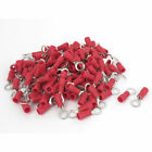 120pcs Red Boot RVS1.25-5 Pre-insulated Ring Terminals Connectors ✦KD