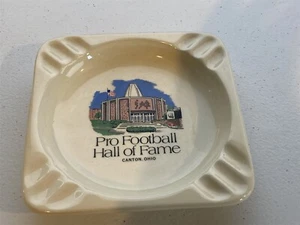 vintage pottery ashtray, Canton Ohio Pro Football Hall of Fame - Picture 1 of 2