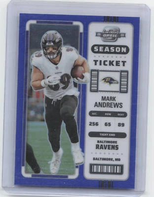 2022 Panini Contenders Optic #3 Mark Andrews Blue #/99 - Image 1 of 2