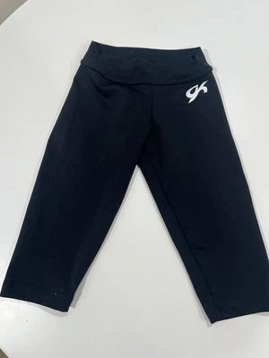 Leggings Capri GK Elite Negros GIMNASIA Alegría Talla Niño Pequeño Foto 1 de 3