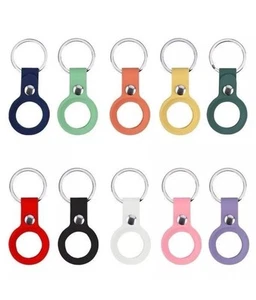 Case For Apple Air Tags Tracker Silicone Protective Case Cover W/Keychain - Picture 1 of 5