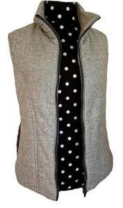 Doriani-Full Zip Heather Brown Cashmere Vest/Jacket. Size 44. Italy - Picture 1 of 14