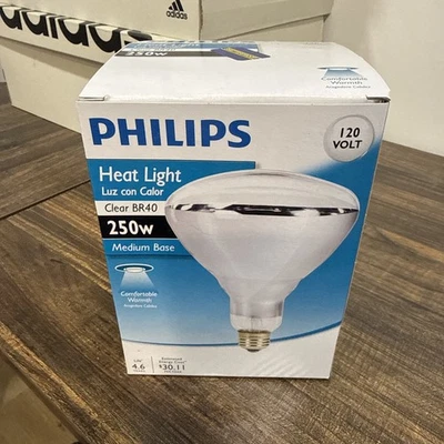 Phillips - Heat Light - Comfortable Warmth -  BR40 - Lightbulb - 250W/120V - Image 1 of 3