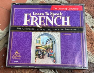 The Learning Company Learn to Speak French, Version 8.0 (4 CD set) - good! - Picture 1 of 4