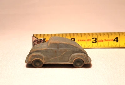 BORRADOR de goma para coche de juguete VW Beetle Bug años 70 vintage Volkswagen Foto 1 de 4