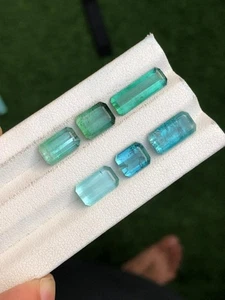 16.30cts Natural Beautiful Tourmaline lot (15x5x3 to 8x4x3 mm) From Afghanistan - Picture 1 of 4