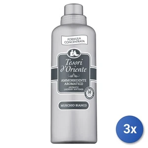 3x Tesori D'Oriente Ammorbidente 760 Ml. 38 Misurini Muschio Bian Made In Italy - Picture 1 of 3