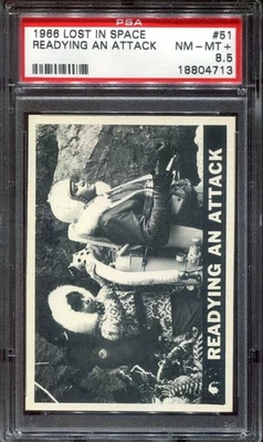 1966 Topps Lost In Space READYING AN ATTACK #51 PSA 8.5 (NM/MT+) POP 2 High - Image 1 of 2