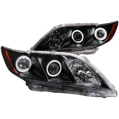 Faros proyectores ANZO para Toyota Camry 2007-2009 con halo negro Foto 1 de 4