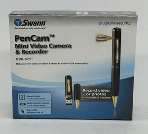 Swann PenCam II Mini Video Camera & Recorder DVR-421 Video, Audio, Pictures 2GB - Picture 1 of 2