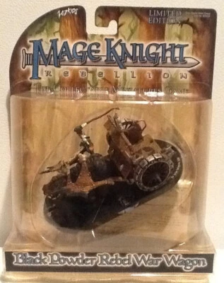 Mage Knight Rebellion 黑色粉末 Rebel War Wagon 二手 黄色 Blister Wizkids — 第 1/3 张图片