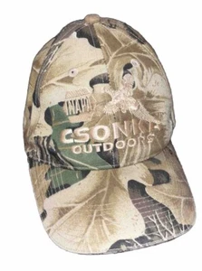 Mens Camo Hat Hunting Fishing Cap Brown Green Outdoors Camouflage NWOT Bird - Picture 1 of 4