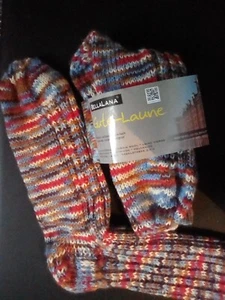 warme Strick-Socken Wollsocken handgestrickt Gr. 38/39 - Bild 1 von 1