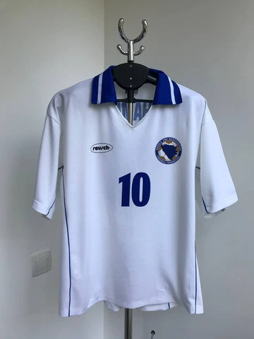BOSNIA HERZEGOVINA 2003 HOME FOOTBALL SHIRT REUSCH SALIHAMIDZIC #10 MATCH WORN ? Cover